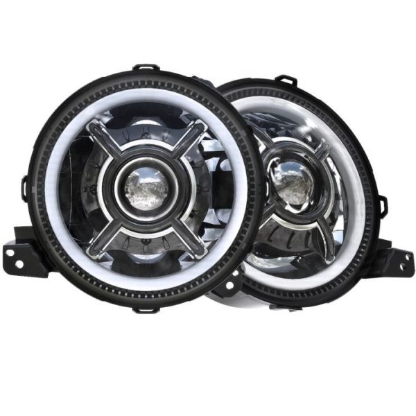 2019 Lampu LED untuk Jeep Wrangler JL 2018+ Plug And Play Wrangler JL Lampu Depan Dengan DRL Isyarat Tran Untuk Jeep JL