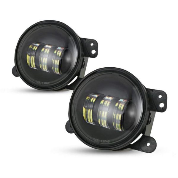 4 Inch Led Passing Light untuk Jeep Wrangler Jk 30W 4 'Led Light Fog For Jeep Jk