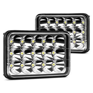 4x6 Inch Led Truck Headlight untuk Peterbilt Rectangular Headlight For Motorcycle