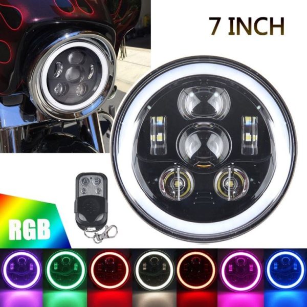 Sistem Lampu Auto 7 Lampu Depan RGB Funtion