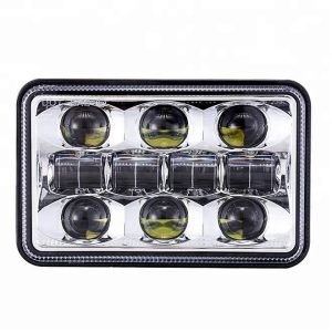 Extra Bright 4x6 Led Headlight For Truck Rectangular Auto Led Assembly Assembly For Peterbilt / kenworth