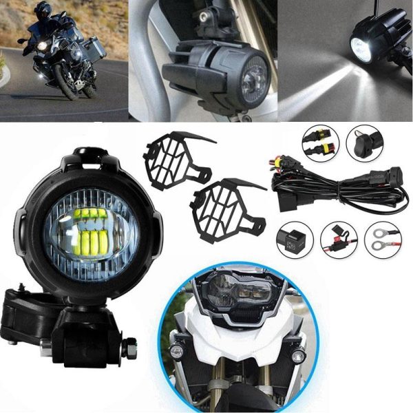 LED Light Auxiliary Light Clear Cahaya Air Untuk Motosikal BMW