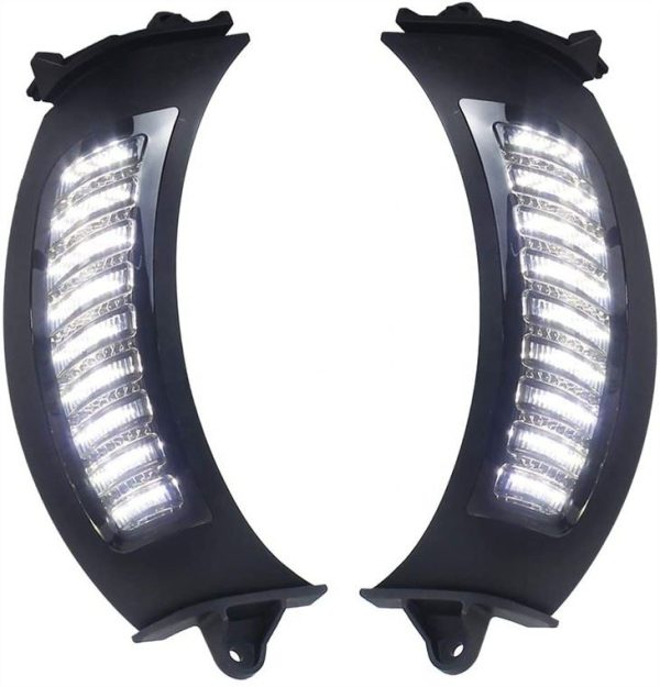 Morsun LED White Running Amber Turn Singal Light For Harley-Davidson Road Glide 2015+