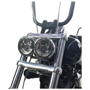 Morsun Palam Dan Main Lemak Bob 4.56inch Lampu Suluh Untuk Projektor Pengepala Motosikal Harley 12v H4